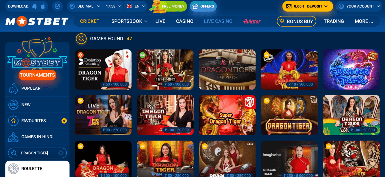 Mostbet Casino