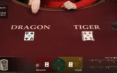 Watch the dealer draw and compare the cards
