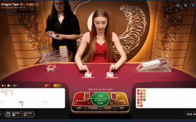 Watch the dealer draw and compare the cards