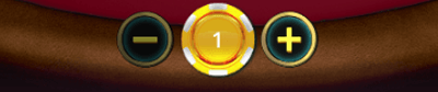 Select a bet amount and place your wager Select a bet amount and place your wager